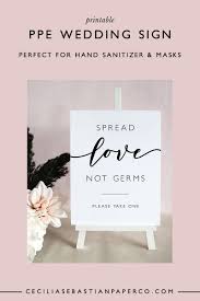 Hand Sanitizer Mask Ppe Wedding Sign Printable Template Etsy In 2020 Wedding Signs Wedding Signs Decals Diy Wedding Stationery