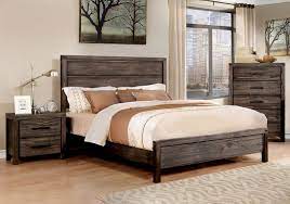 This bed is offered in your choice of available size options. Barrison Industrial Style Bedroom Furniture