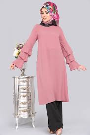 Yeni Urun Volan Kol Incili Tunik Gul Kurusu Urun Kodu Akt3001 54 90 Tl Basortusu Modasi Hint Modasi Moda Stilleri