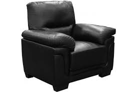 Classic, design and modern armchairs. Kansas Black Leather Modern Armchair Furnitureinstore