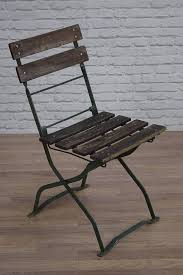 Vintage Industrial Style Green Folding Garden Cafe Bar Chairs Sillas Plegables De Metal Sillas Plegables Sillas