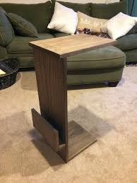 This Is An End Table For A Standard Size Couch Or Love Seat The Table Is Counter Balanced To Extend Out Over The Arm Sofa Arm Table Sofa Chair Arm Rest