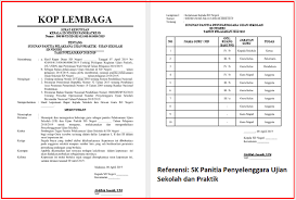 Maybe you would like to learn more about one of these? Sk Panitia Penyelenggara Ujian Sekolah Dan Praktik