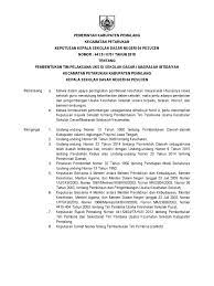 5) tim pembelajaran, psikososial dan tata ruang. Contoh Surat Keputusan Kepala Sekolah Tentang Tim Pengelola Uks Pdf