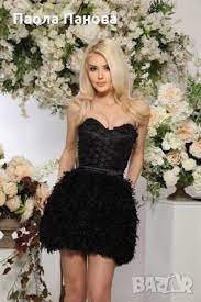 Черна рокля с пера I AM в Рокли в гр. Тополовград - ID33290125 — Bazar.bg