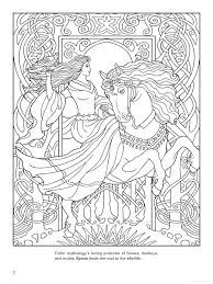 Supercoloring.com is a super fun for all ages: Goddess Coloring Page Epona Celtic Celtic Coloring Coloring Pages Coloring Books