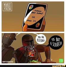 Pin By Diamond 244 On Mandalorian Sw In 2020 Star Wars Jokes Funny Star Wars Memes Star Wars Humor