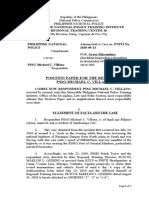 Ideas that you are considering need to be carefully examined in choosing a topic, developing your argument, and organizing your. Position Paper Pleb Elsalvador Dalondonan Assault Intimidation