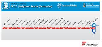 Para consultar horarios visite el sitio www.ferrovias.com.ar. Proyecto