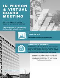 IN PERSON & VIRTUAL BOARD MEETING