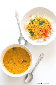 Turmeric Spinach Golden Lentil Dal Red Lentil Soup Vegan Richa Recipe Vegan Lentil Soup Lentil Dal Red Lentil Soup
