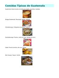 Maybe you would like to learn more about one of these? Comidas Tipicas De Guatemala
