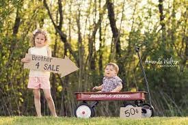 Brother For Sale Photo Idea Brother Sister Photography Funny Sibling Photography Sibling Ph Sibling Photography Sibling Photo Ideas Brother Sister Photography