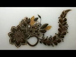Lovely Gulf Henna Bunch Gulf Flowers And Leaves 2018 Famshii Youtube Henna Designs Hand Beginner Henna Designs Beautiful Henna Designs