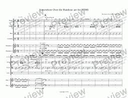 Enjoy an unrivalled sheet music experience for ipad—sheet music viewer, score library and music store all in one app. Somewhere Over The Rainbow Arr For Rths Download Sheet Music Pdf