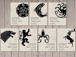 Huwelijk Set Van 7 Save The Date Kaarten Game Of Thrones Digitaal Bestand Save The Date Cards Game Of Thrones Party Save The Date