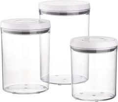 Target has the food storage containers you're looking for at incredible prices. 3 Piece Oxo Pop Round Containers With Lids Set Oxo Pop Containers Food Storage Containers Kitchen Storage Containers