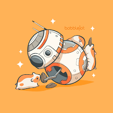 Illustrator Of Cute Things Star Wars Bb8 Star Wars Cartoon Star Wars Geek