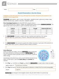 Gizmo answer keys nuclear decay gizmo answer keys gizmos student exploration building dna answer key. Gizmo Nuclear Decay Radioactive Decay Atoms