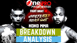 Hasil pahit itu ternyata membuat kecewa rudy ahong gunawan. Breakdown Analysis Rudy Ahong Vs Theo Ginting One Pride Kokomma Youtube