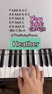 How To Play Heather By Canon Gray On Piano Heather Iwishiwereheather Pianotutorial Tiktokpartner In 2020 Piano Songs Piano Music Lessons Piano Music With Letters