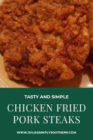 Chicken Fried Pork Steaks Recipe In 2020 Fried Pork Steak Pork Steak Fried Pork