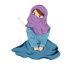 Download Cute Mask Hijab Girl Png Images Psd Free Download Pikbest