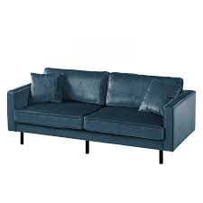 Edles chesterfield sofa 3 sitzer in kunstleder vintage braun couch polstersofa. Sofa Edina Samt 3 Sitzer Kaufen Home24 Sofa Sofa Mit Relaxfunktion Mobel Wohnzimmer