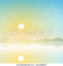 Huge collection, amazing choice, 100+ million high quality, affordable rf and rm images. Simple Landscape A Simple Sunrise Sunset Landscape With Reflection In Water Canstock