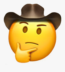 What does hmm stand for? Cowboy Cowboyemoji Hmm Hmmm Hmmemoji Emoji Emojis Old Town Road Emoji Free Transparent Clipart Clipartkey