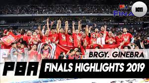 The defending philippine cup champions are practically complete, with only aljon mariano still sidelined after undergoing foot surgery. Brgy Ginebra Finals Highlights The Champions Pba Governors Cup 2019 Youtube