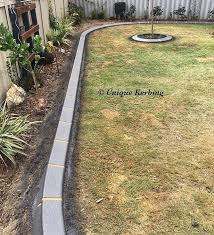 Backyard Dress Up Our Grey Glazed Continuous Concrete Garden Edging Kerbing With Brick Effect Neatly D Concrete Garden Edging Garden Edging Concrete Garden