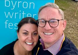 After a big parliamentary sitting week, it was wonderful to get home to  attend the @byronwritersfestival today. 📕 So many incredible sessions. ✓  Two amazing highlights were hearing Australian icon Bryan Brown