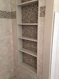 Large Shower Niche Glass Shelves Decor Shelves Glass Shelves In Bathroom