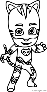 Click on the colouring page to open in a new window and print. Pj Masks Catboy Smiling Coloring Page Coloringall