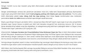 Islamic rulings on organ transplant and organ donation. Aidila Razak Auf Twitter Bukan Paksaan Tapi Sekadar Berkongsi Ini Tulisan Mufti Berkenaan Derma Organ If You Have That Conversation With Your Father About This Again Https T Co 4enbskdjny Https T Co Dgamealxd0