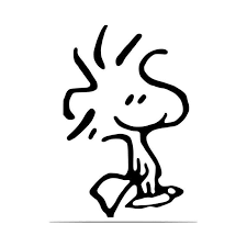 Black And White Woodstock Woodstock Charlie Brown Snoopy Vinyl Decal Sticker With Images Black And White Drawing Footprint Art Lion King Drawings