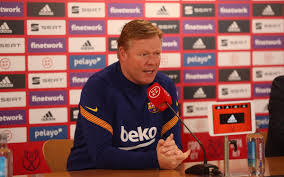 Koeman praises 'improved' barcelona after hammering real sociedad. Ronald Koeman We Have To Improve When We Don T Have The Ball