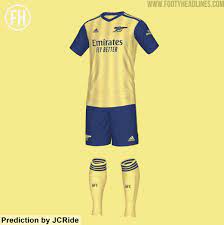 The arsenal home, away, third & goalkeeper kits. Aftv Auf Twitter Arsenal S Leaked 2021 22 Away Kit Footy Headlines