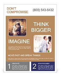 Free church brochure templates for microsoft word. Married Couple Kissing In A Church Flyer Template Design Id 0000009994 Smiletemplates Com