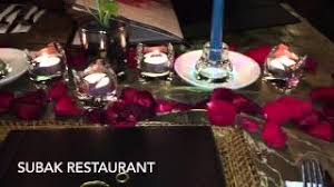 If your partner is the one then candle light dinner is the perfect surprise for your love. Subak Restaurant Youtube