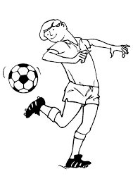 Le coloriage c'est facile et permet d'occuper facilement les enfants. Page 14 Sur 56 Sur Hugolescargot Com Coloriage Football Coloriage Coloriage Foot