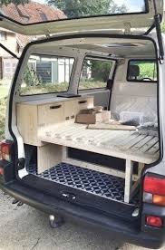35 Brilliant Camper Van Conversion For Perfect Outdoor Experience Homiku Com Van Conversion Van Living Camper Van Conversion