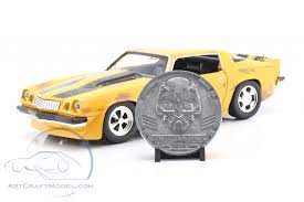 Transformers movie bumblebee deluxe action figure 2008 concept camaro. Chevrolet Camaro 1977 Transformers Bumblebee 2018 Gelb Jada Toys 253115001 Ean 4006333065446