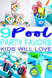 Pool Party Favor Ideas Looking To Create The Best Party Favors For A Pool Theme Party Check Out The Coole Pool Party Kids Pool Party Themes Pool Party Favors