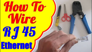 If you require a cable to connect two ethernet devices directly together without a hub or when you connect two hubs together, you will need to use check the color orientation, check that the crimped connection is not about to come apart, and check to see if the wires are flat against the front of the. How To Wire Rj45 Cat 5 5e 6 Ethernet Cable Diagram Color Coding Youtube