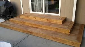 Wide Tread Wood Steps Outdoor Wood Steps Wooden Steps Outdoor Stairs