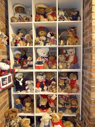 Family Room Wall Of Bears Animal Baby Room Teddy Bear Collection Stuffed Animal Displays