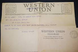 Western union houston tx locations, hours, phone number, map and driving directions. Vintage 1945 Western Union Telegram Communication With Envelope Est 5 10