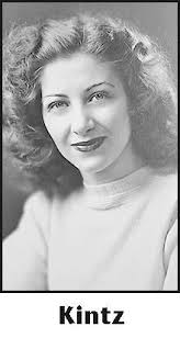 CATHERINE KINTZ Obituary (1920